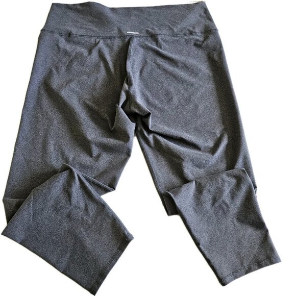 Aerie Leggings Womens XXL Gray Waist Pocket Stretch Chill Play Move Cropped Yoga - Picture 14 of 16